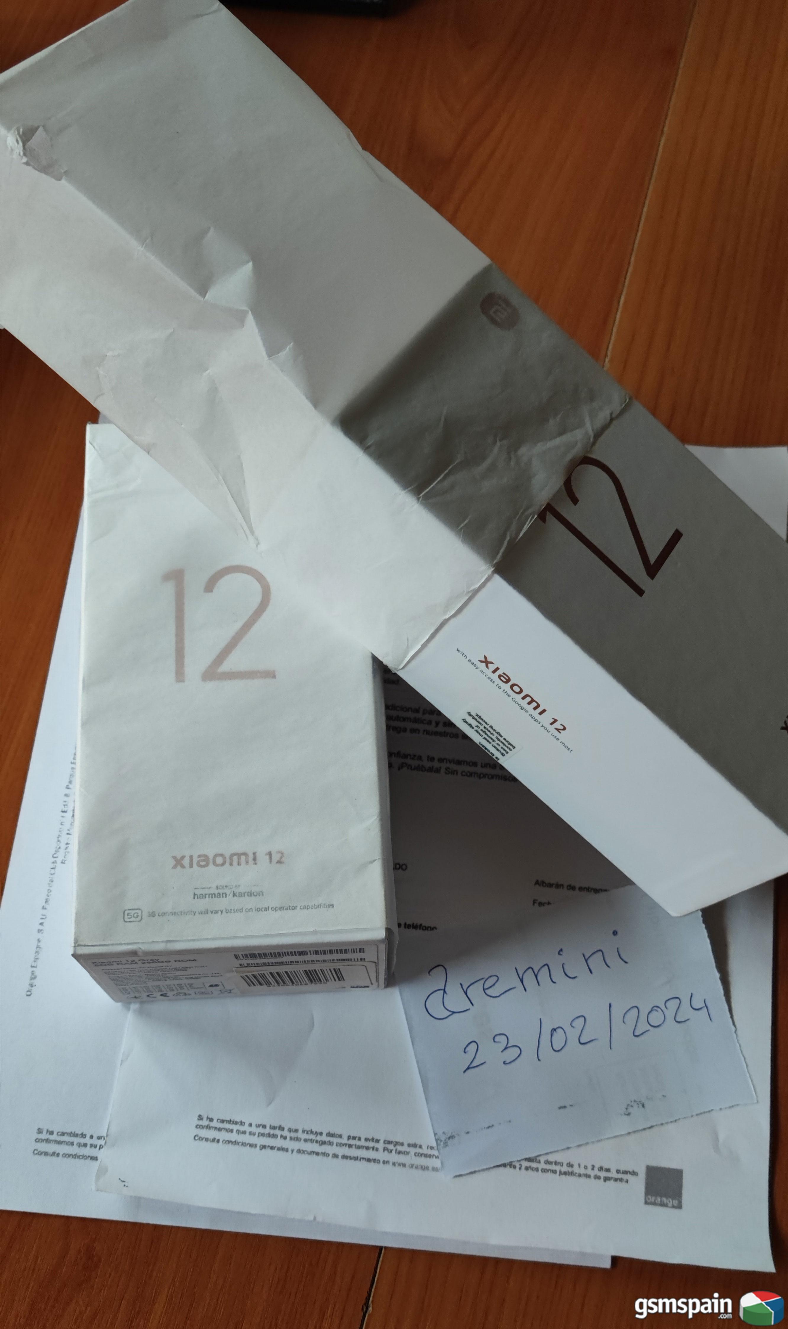 [VENDO] 2 XIAOMI MI 12 5G GRIS Nuevos Precintados