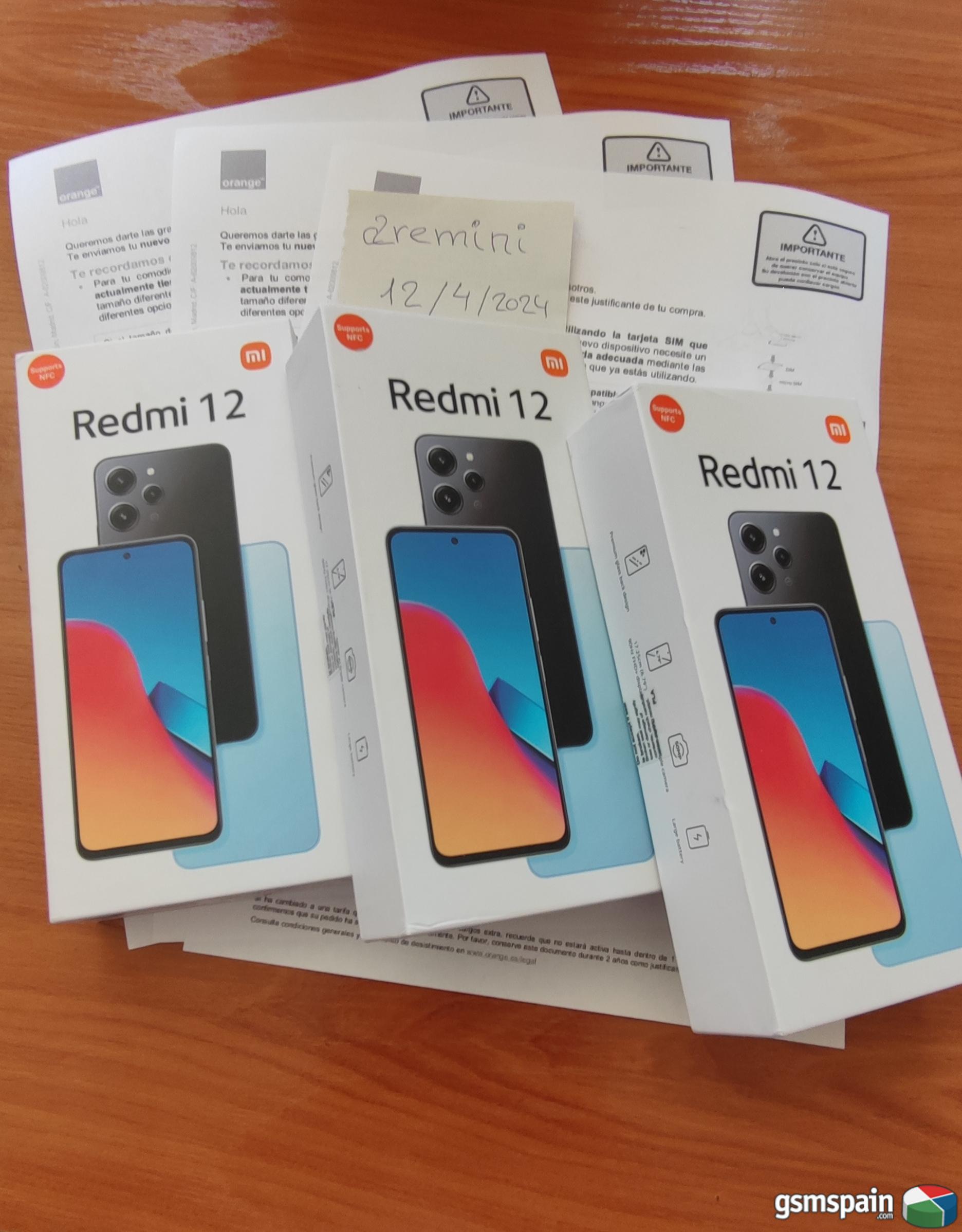 [VENDO] 3 Xiaomi Redmi 12 Nuevos Precintados