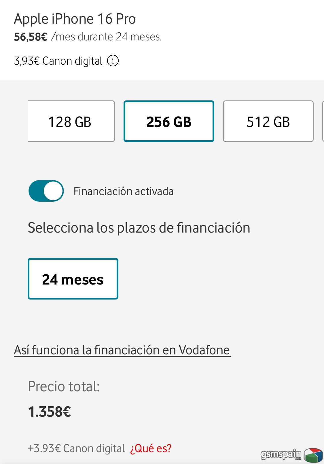 Seguimiento precio iPhones 16