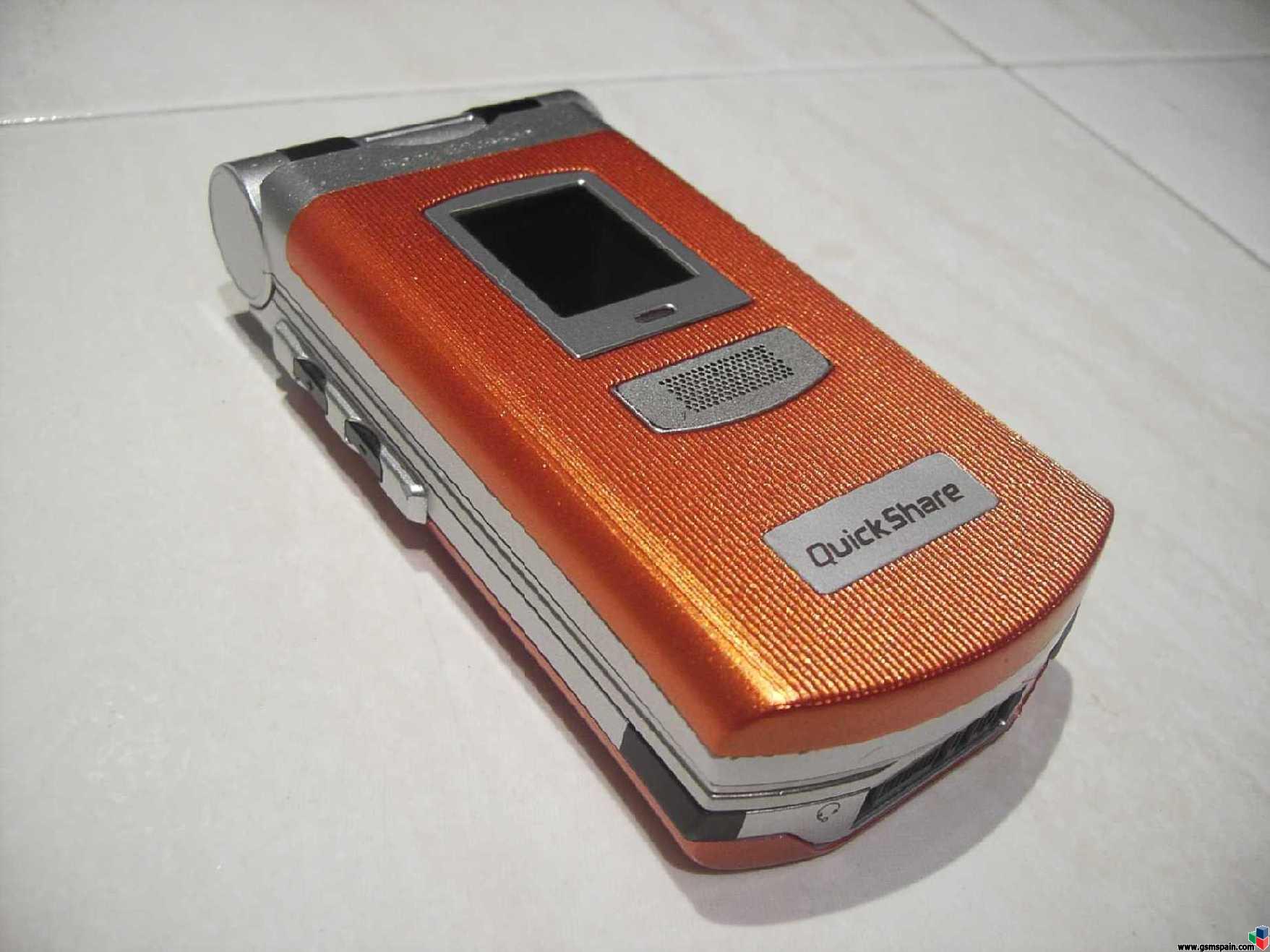 Carcasas plata, naranja, azul y rosa para Sony Ericsson V800 y Z800i !!NO SE RAYAN!!