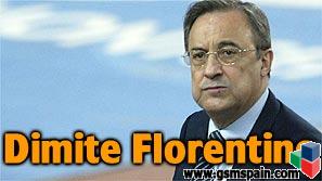 Florentino Prez presenta su dimisin