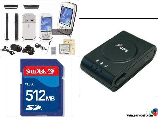 Qtek S100 + GPS BT + SD 512 MB + DVD APPS
