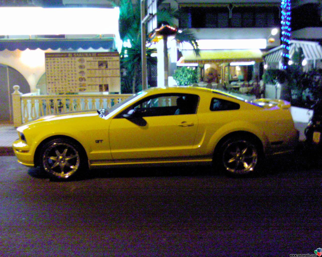 un mustang en mi barrio!!!