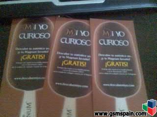 Me han llegado los helados Magnum gratix !