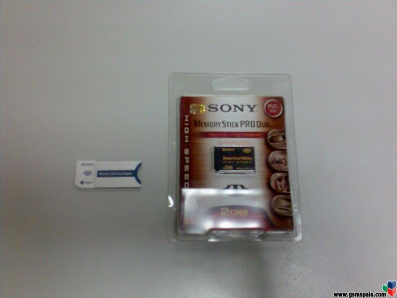 Pedido Sony Memory Stick Pro Duo 2 gb con Adaptador