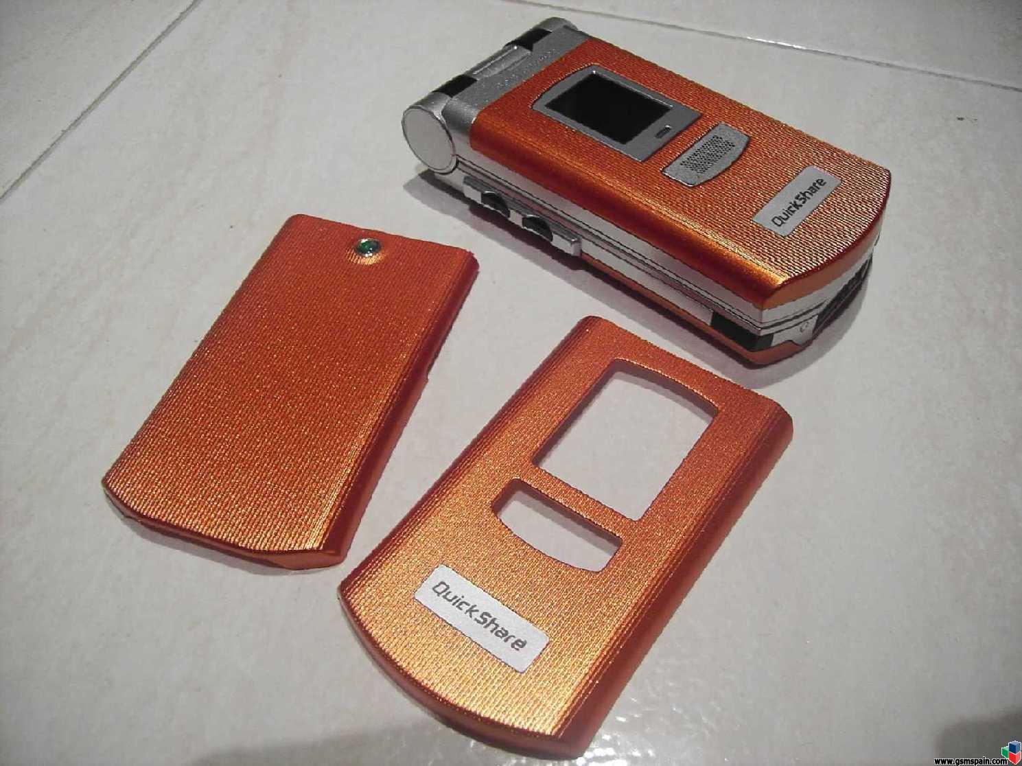 Carcasas Sony Ericsson V800 - Z800 Plata, Naranja Y Blanca  !!no Se Rayan!!