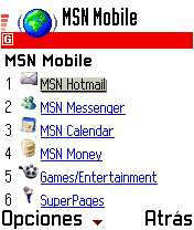 MSN en los Symbian