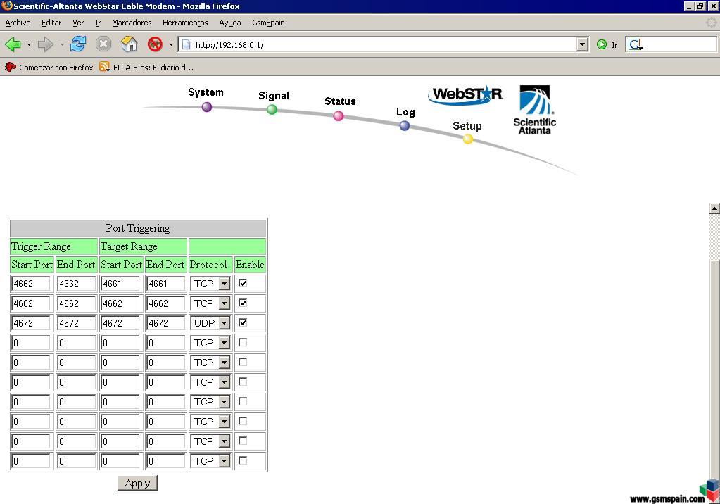 Aumento conexiones ONO en los primeros meses del 2007 a 25 MB !!!!