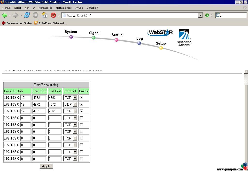 Aumento conexiones ONO en los primeros meses del 2007 a 25 MB !!!!
