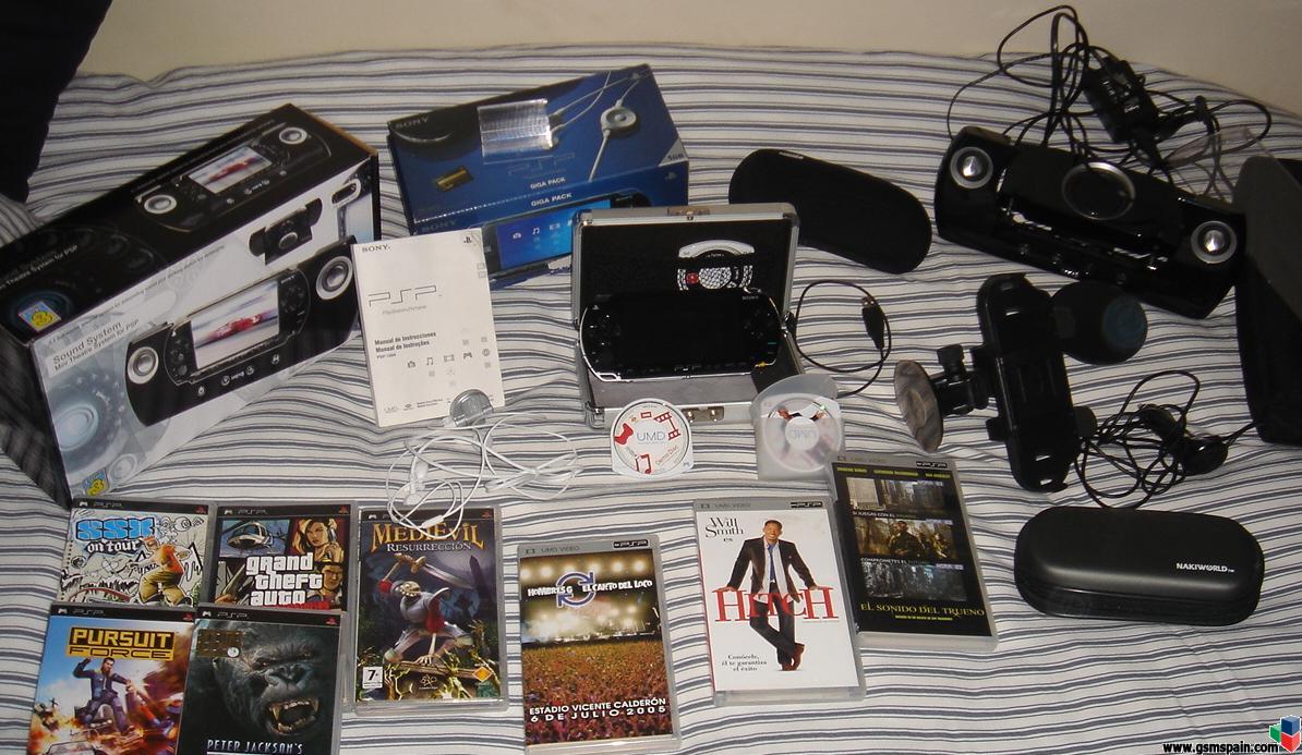 Vendo el mayor kit PSP que se pueda tener!
