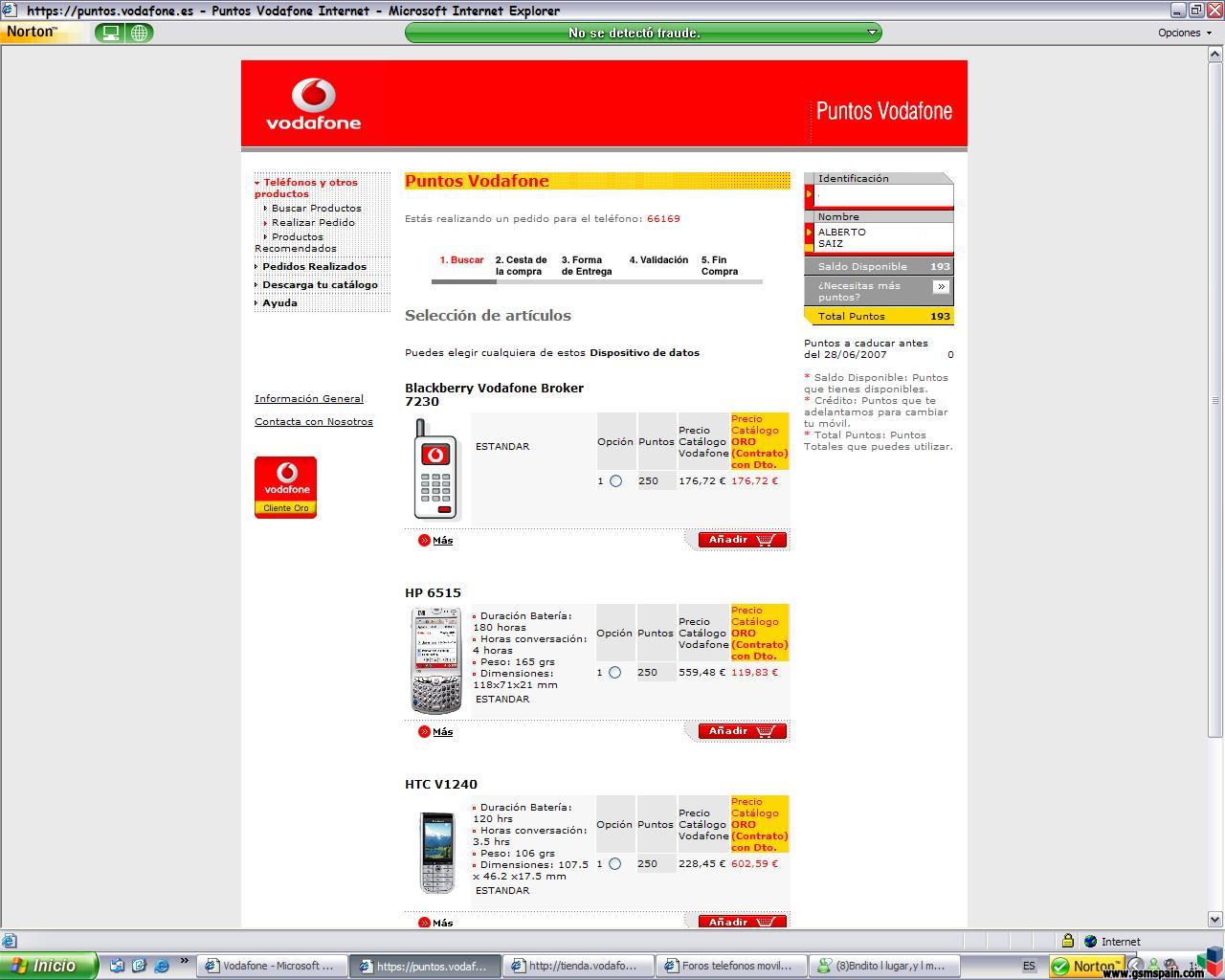 clientes Oro De Vodafone!!!!!